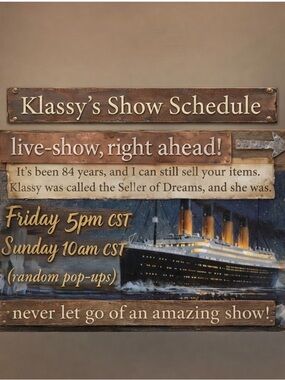 Like the flyer to the right and never let go of that like! 🚢 ➡️